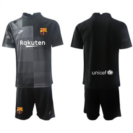 Fußballtrikots FC Barcelona Torwart Kinder 2021-2022 Kurzarm Auswärts-trikot kaufen